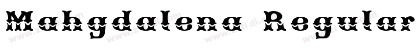 Mahgdalena Regular字体转换